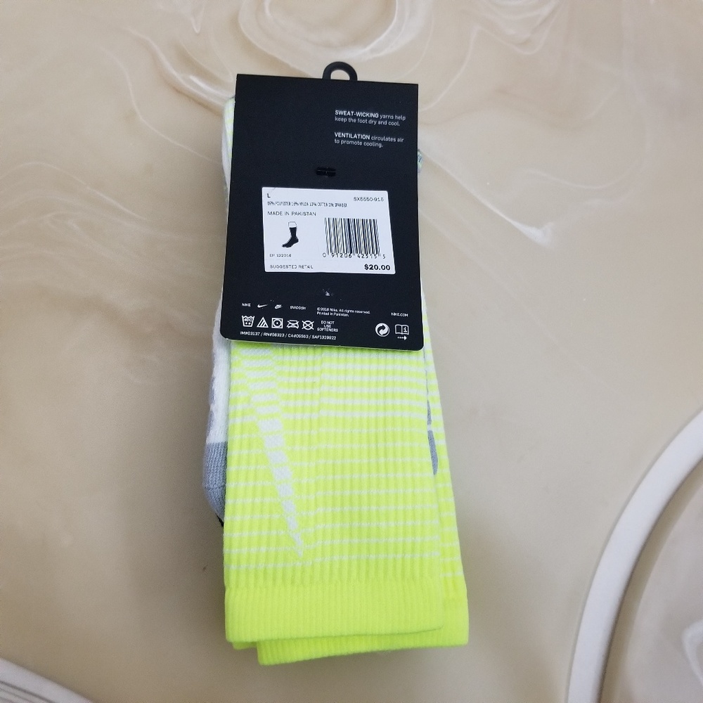 Nike Training Dry Cushioned Crew Socks 3 Pack - Picture 6 of 7